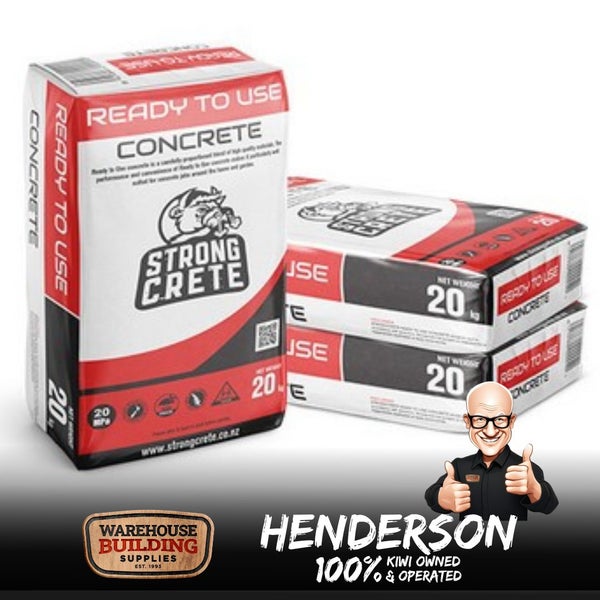 Strongcrete Concrete Ready To Use 20kg Bags - $9.95/bag incl GST Carousel 1