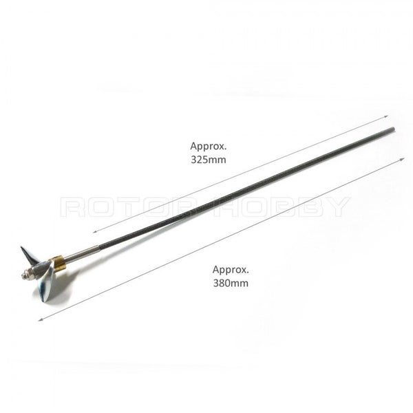 SR80 Pro Drive Shaft & Metal Propeller ~380mm for V798-4P VECTOR SR80 PRO RC ... Carousel 2
