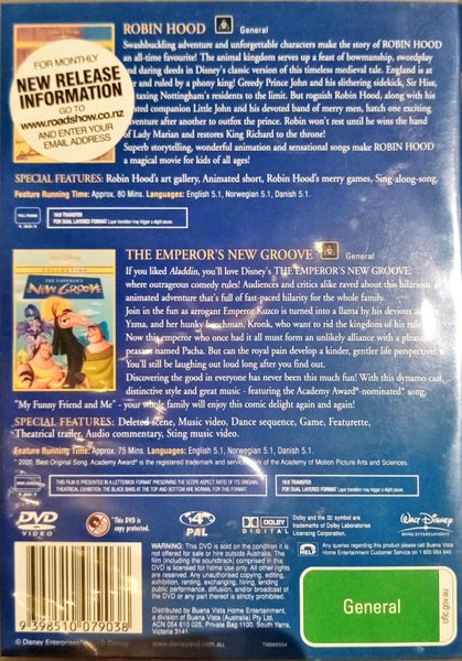 Robin Hood / The Emperors New Groove (2DVD) Carousel 2