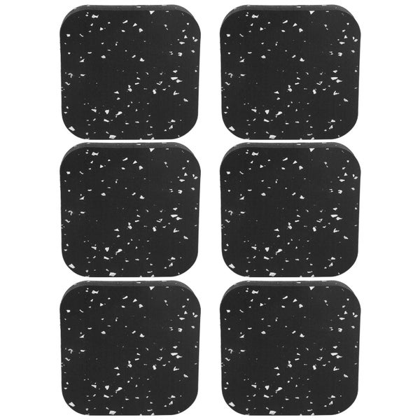 rubber ground mat rubber treadmill mat 6PCS Rubber Treadmill Mat Sound Carousel 1
