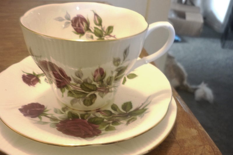 ROYAL ALBERT TRIO ROYAL CANADIAN ROSE Carousel 3