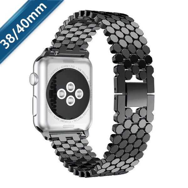 iWatch Stainless Steel Wrist Band Strap Metal For Apple Watch Series 5 4 3 2 1 Carousel 2