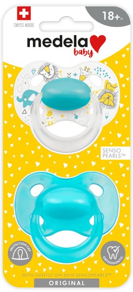 Medela: Original Soother - Blue 18+mth (2 Pack) Carousel 4