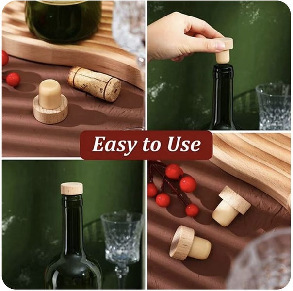 5 Wine Beer Bottle Corks Plugs Wine Cork Wine Stopper QUANTITY OF FIVE $1 SALE Carousel 2