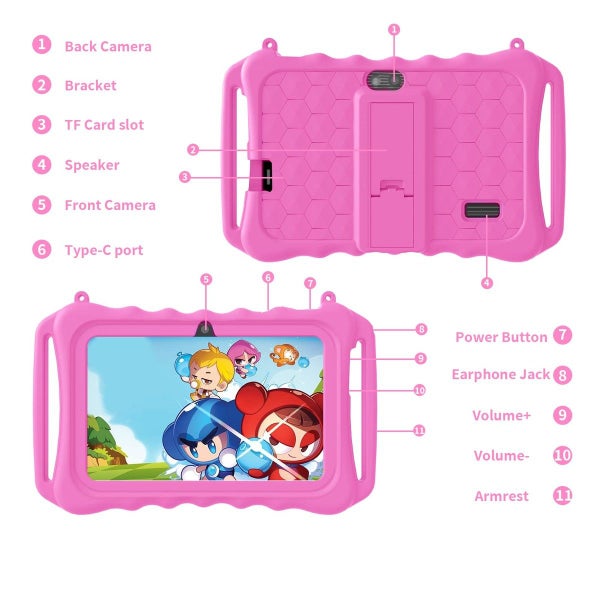 7 inch Android 11 Kids Tablet Carousel 9