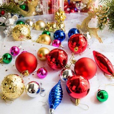 30Pcs Christmas Tree Balls Ornaments for Party Festive Decor Carousel 1