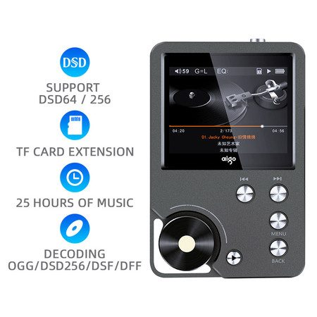High-Resolution Portable HiFi MP3 Player Lossless DSD Audio with 64GB Memory Car Carousel 2