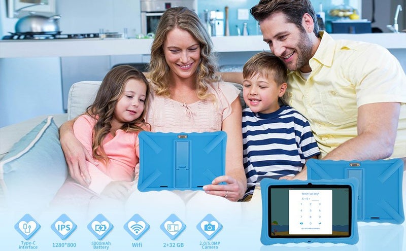 Kids Tablet 10 inch 1280x800 HD Display 2GB RAM 32GB ROM with Parental Controls Carousel 1