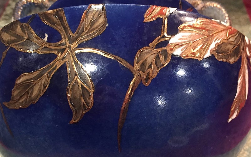 RARE PAIR of ART NOUVEAU VASES: EDWARDIAN NORITAKE & Late VICTORIAN EUROPEAN Carousel 14