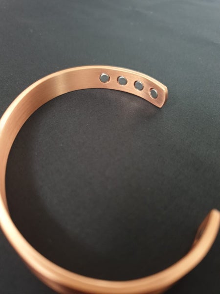 Quality Solid Copper Bangle with Gauss Magnets Carousel 2