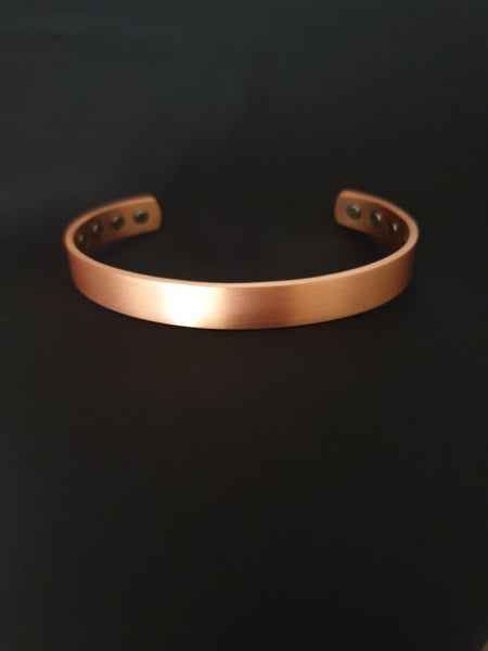 Quality Solid Copper Bangle with Gauss Magnets Carousel 1