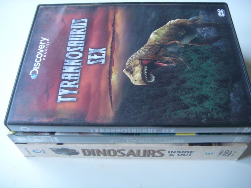 Dinosaur DVDs x 5 T Inside & Out T yrannosaurus Sex Killer Dinosaurs629585613674271129