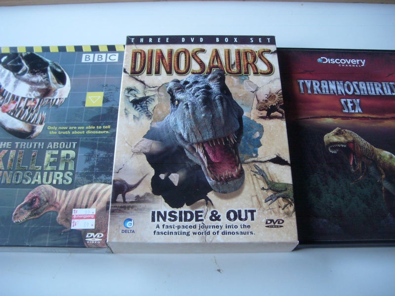 Dinosaur DVDs x 5 T Inside & Out T yrannosaurus Sex Killer Dinosaurs62958561367427111