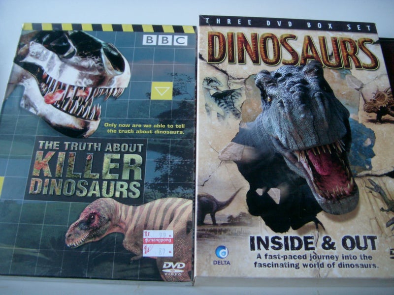 Dinosaur DVDs x 5 T Inside & Out T yrannosaurus Sex Killer Dinosaurs62958561367427112