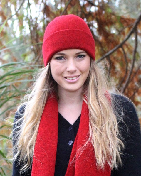 Pure Merino Plain Beanie Carousel 2