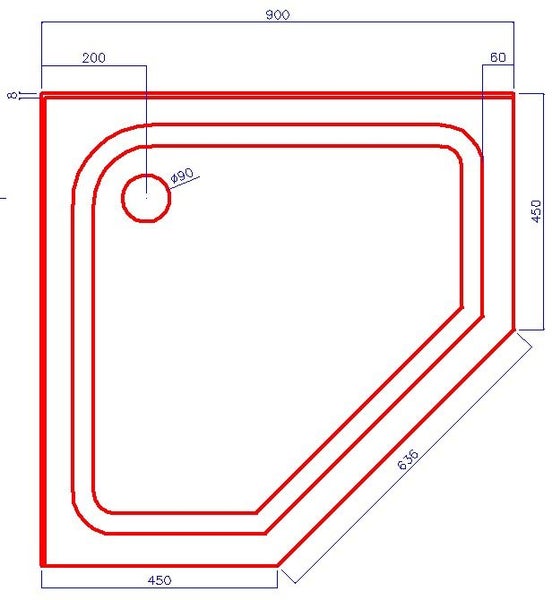 **SALE**Brand New 900*900mm Angle Corner Show Carousel 3