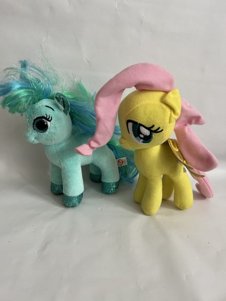 Two My Little Pony Soft Toys - TY Topaz Fluttershy Carousel 1
