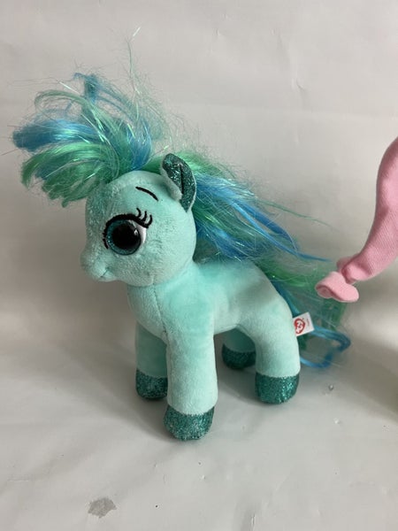 Two My Little Pony Soft Toys - TY Topaz Fluttershy Carousel 2