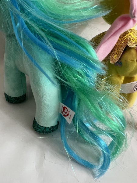 Two My Little Pony Soft Toys - TY Topaz Fluttershy Carousel 8