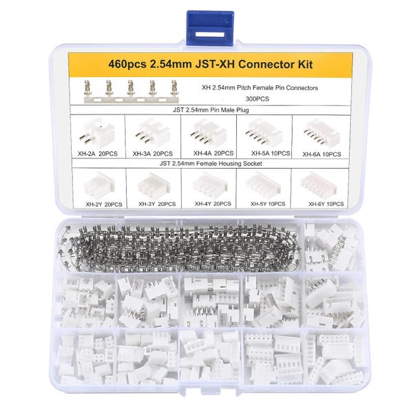 460 Pcs JST-XH 2.54mm Connector Kit Sale NZ Stock Deal629604610496031115