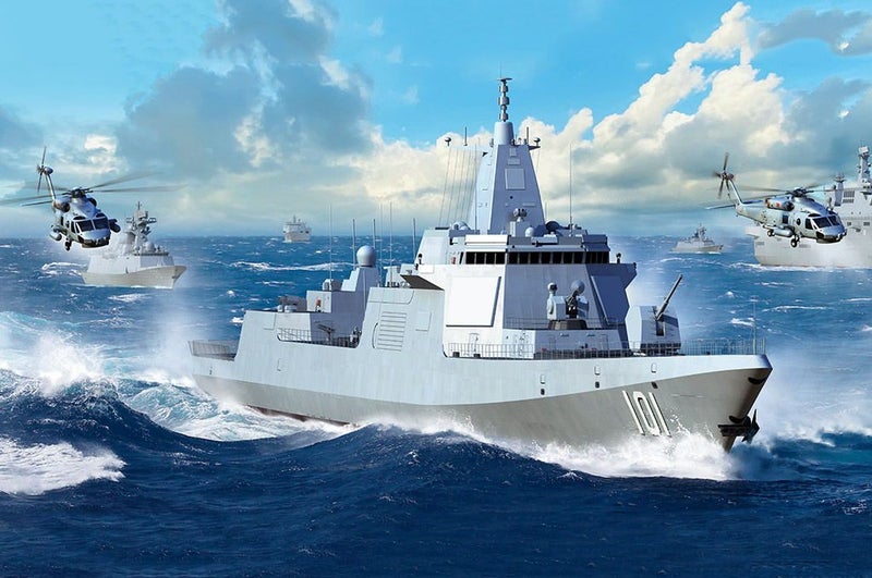 PLA Navy Type 055 DestroyerTrumpeter | No. 03620 | 1:200 Carousel 1