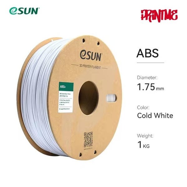 eSUN ABS COLD WHITE 1.75mm 3D PRINTER FILAMENT 1kg/2.2lbs Carousel 1