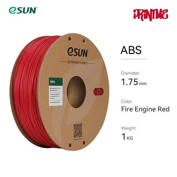 eSUN ABS FIRE ENGINE RED 1.75mm 3D PRINTER FILAMENT 1kg/2.2lbs Carousel 1