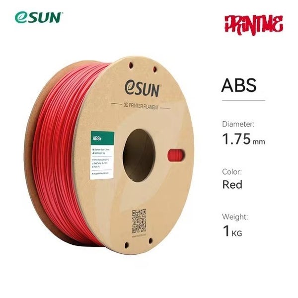 eSUN ABS RED 1.75mm 3D PRINTER FILAMENT 1kg/2.2lbs Carousel 1