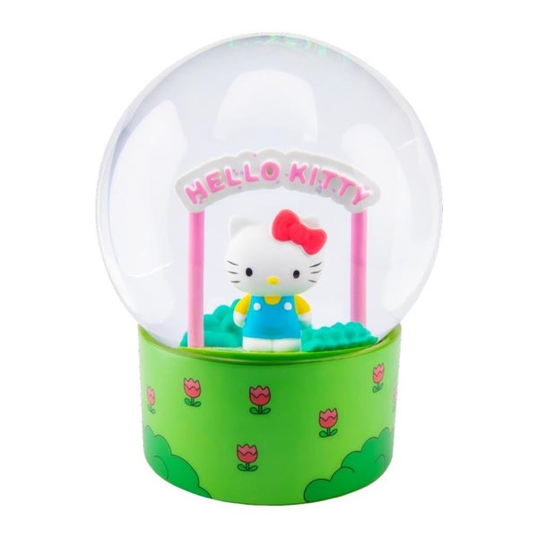 Hello Kitty with Sign Snow Globe Carousel 1