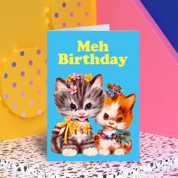 Card - Meh Birthday Carousel 2