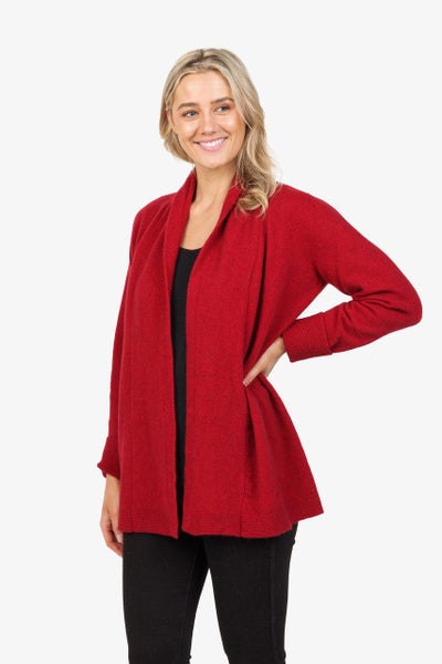 Possum Merino Wool Seamless Wrap Jacket NATIVE WORLD Carousel 2