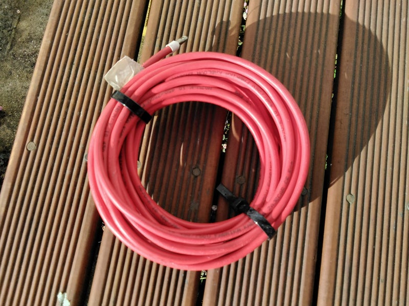 50 AMP 6mm CABLE RED 8mtr Carousel 1