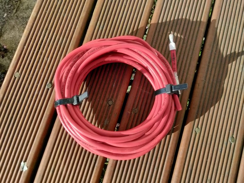 50 AMP 6mm CABLE RED 8mtr Carousel 2