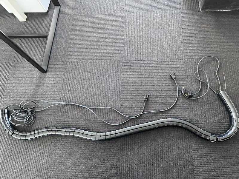 Black Umbilical Cable Management – Approx. 2m Length Carousel 2