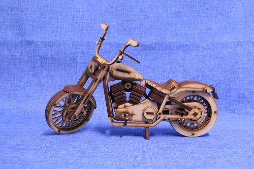 Harley Davidson, 3D Puzzle, Build your dream bike!64154447108481111