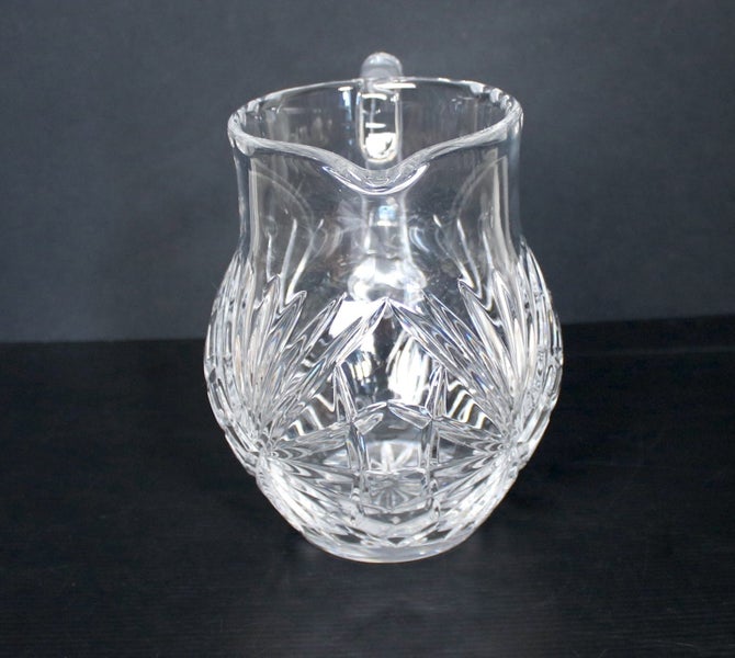 QUALITY VINTAGE VINTAGE CRYSTAL JUG 16CM Carousel 2