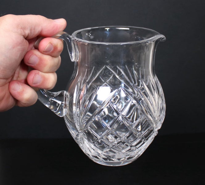 QUALITY VINTAGE VINTAGE CRYSTAL JUG 16CM Carousel 5