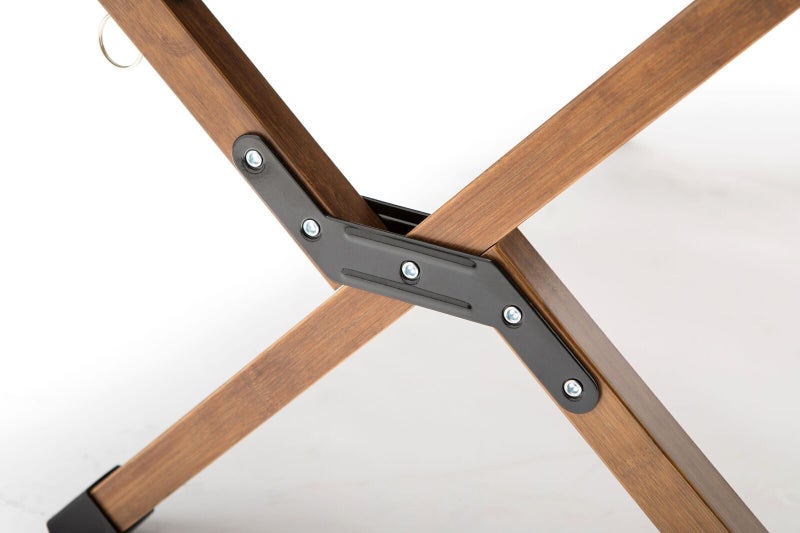 3x 93cm Foldable Bamboo Outdoor Camping Table Waterproof Wooden Travel - Large Carousel 5