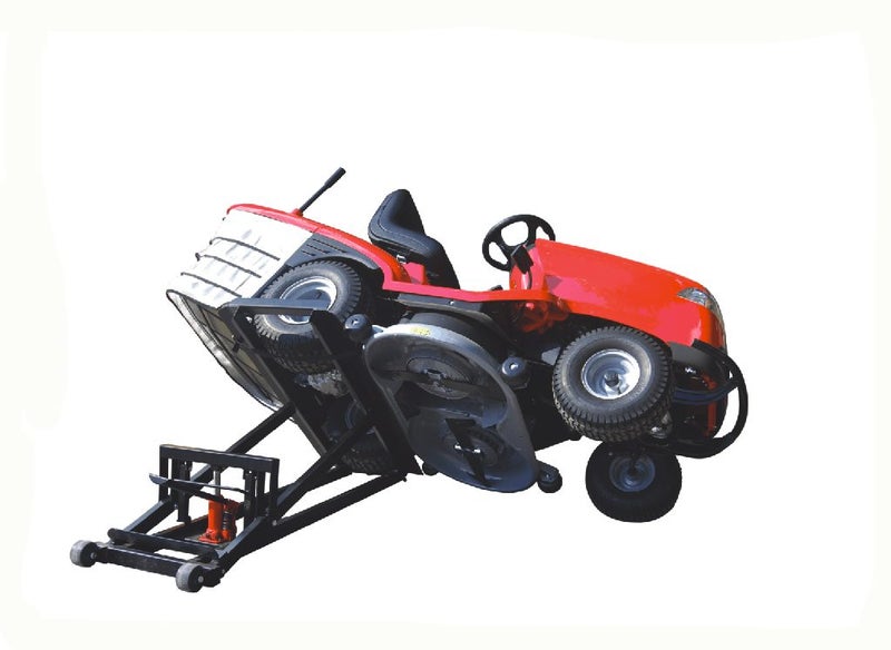 Hydraulic lifter for ride on lawn mower maintenance Carousel 1