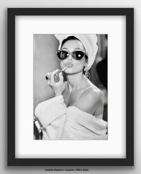 Audrey Hepburn | 1940’s Vintage Wall Art | Framed Photo 1/3 Carousel 2