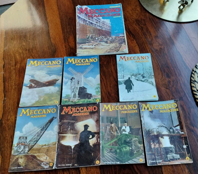 A Group of Vintage Meccano Magazines Carousel 1