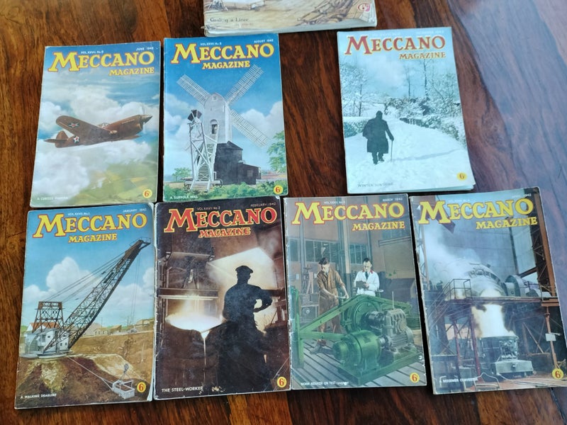 A Group of Vintage Meccano Magazines Carousel 2