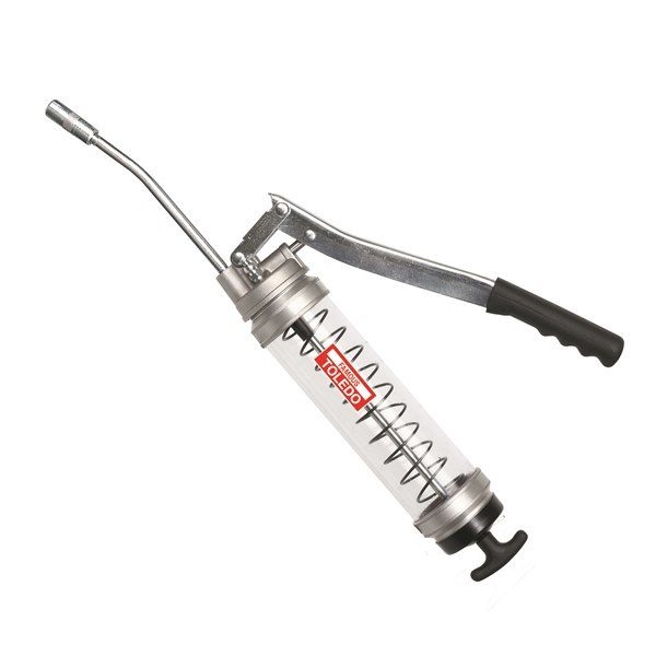 TOLEDO Clear Canister Grease Gun - Lever Type 450g 305100 Carousel 1