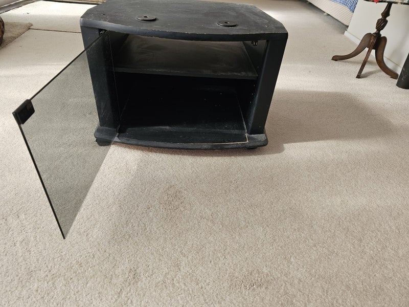 NZ Made Sturdy Black TV Cabinet Carousel 2
