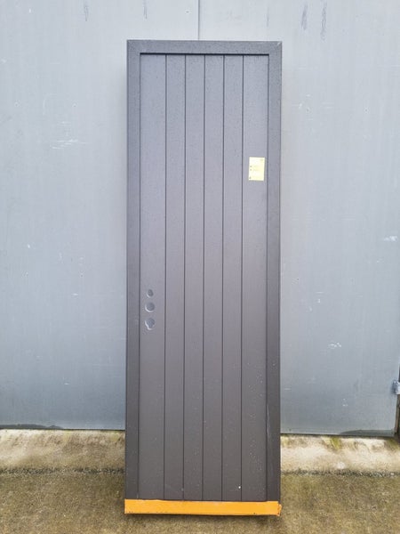 *NEW* Aluminium Tongue and Groove style Entrance Door 770 W x 2400 H [#4362 SF] Carousel 1