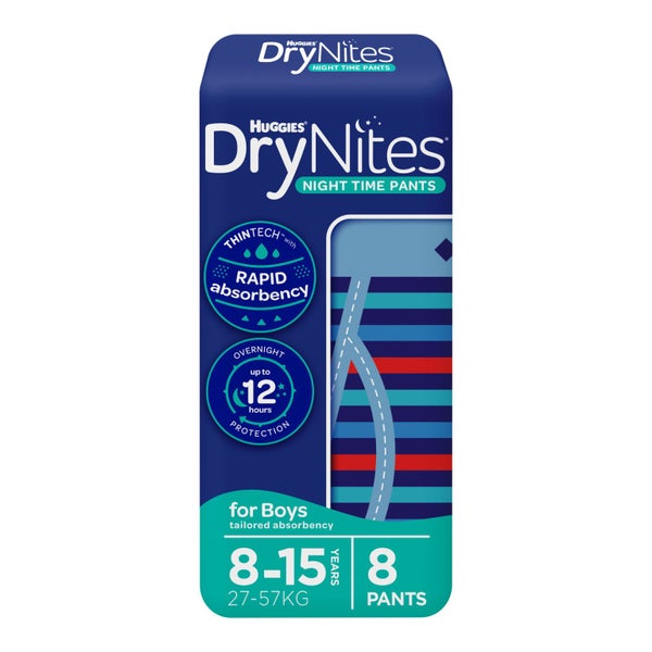 Huggies DryNites Night Time Boys Pants - 8-15 Years Carousel 2