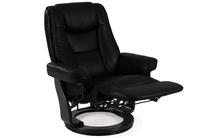 Maui Recliner PU Black Carousel 1