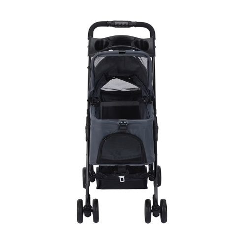 Comfy Grey Pet Stroller Carousel 2