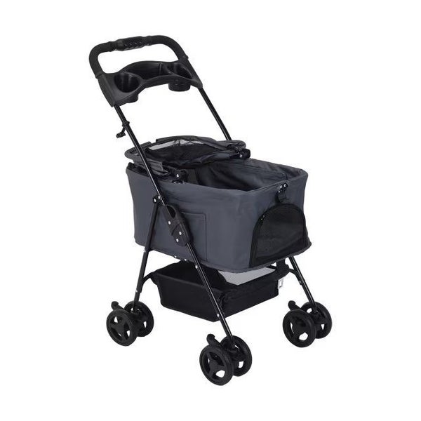 Comfy Grey Pet Stroller Carousel 6