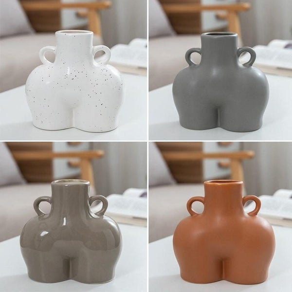Xqy-01 Home Ceramic Decoration Crafts Ornaments Simulation Body Art Dried Flo...62936672480259111